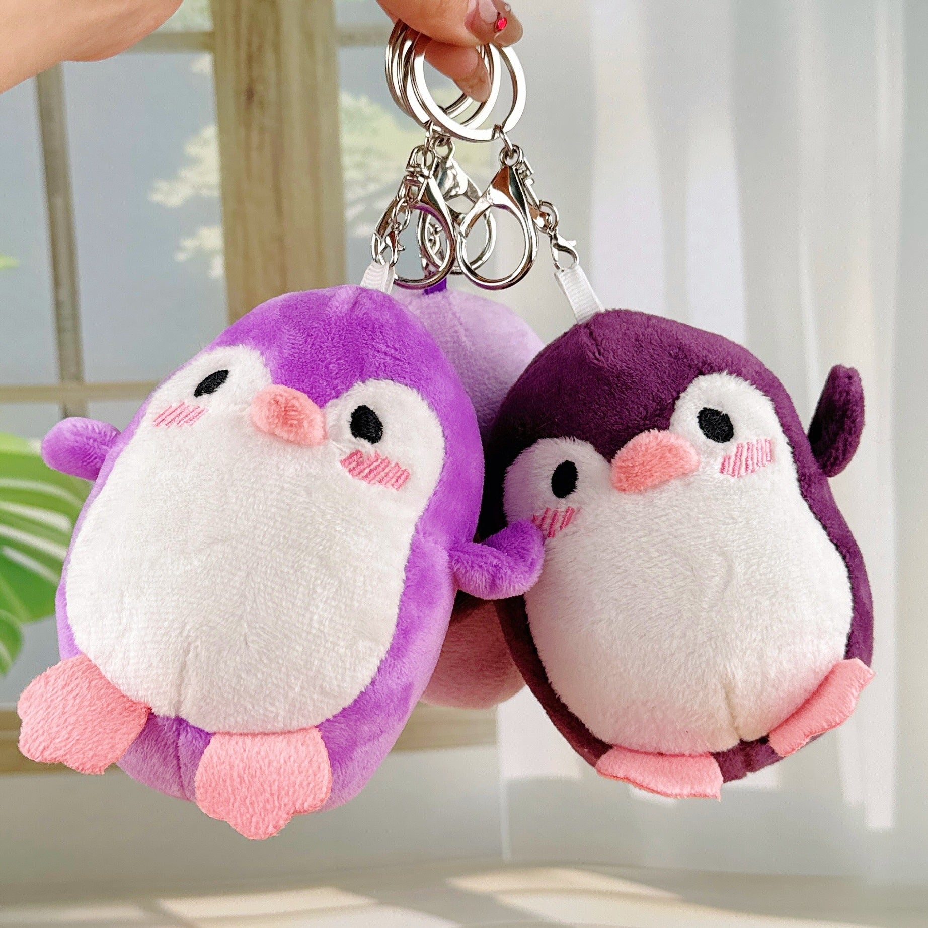 Wholesale  Cartoon Penguin Doll Pendant Cute Little Penguin Plush Toy Keychain Pendant Bag Hanging Ornament Grasp Gifts